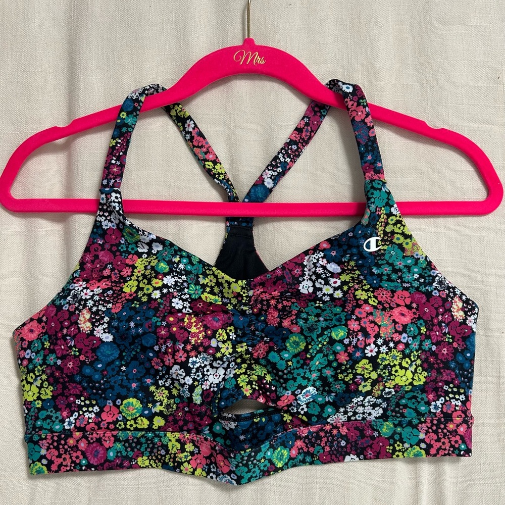 Champion Multicolor Floral Sports Bra